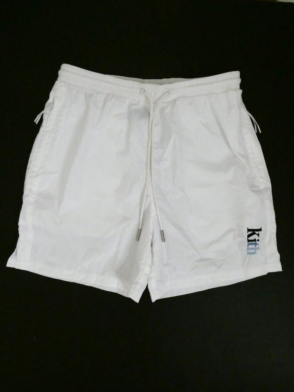 KITH Nylon Active shorts sz S white